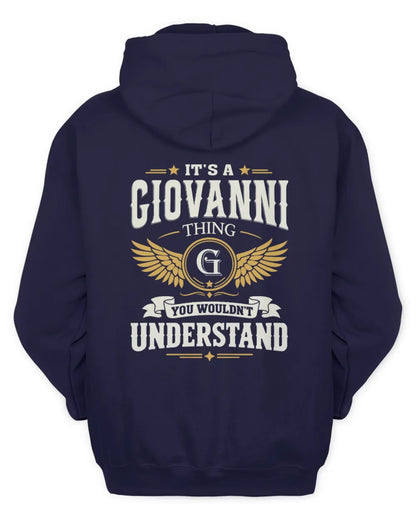 GIOVANNI KT06-M008 It’s a [NAME] Thing – You Wouldn’t Understand | Personalized Vintage T-Shirt - Unisex Hoodie - Navy