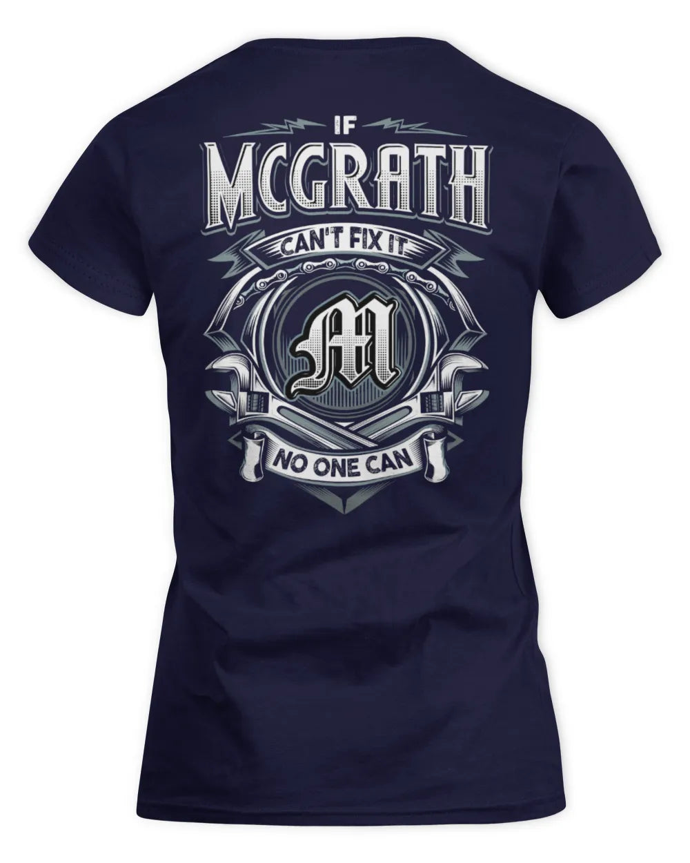 MCGRATH AP81-K4-626 - Personalized Ahmed Quote Apparel “If Ahmed Can't Fix It, No One Can” - Women's Standard T-Shirt - Navy