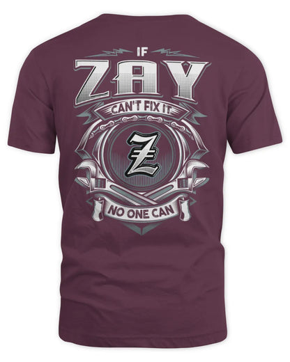 ZAY AP81-K4-626 - Personalized Ahmed Quote Apparel “If Ahmed Can't Fix It, No One Can” - Unisex Standard T-Shirt - Maroon