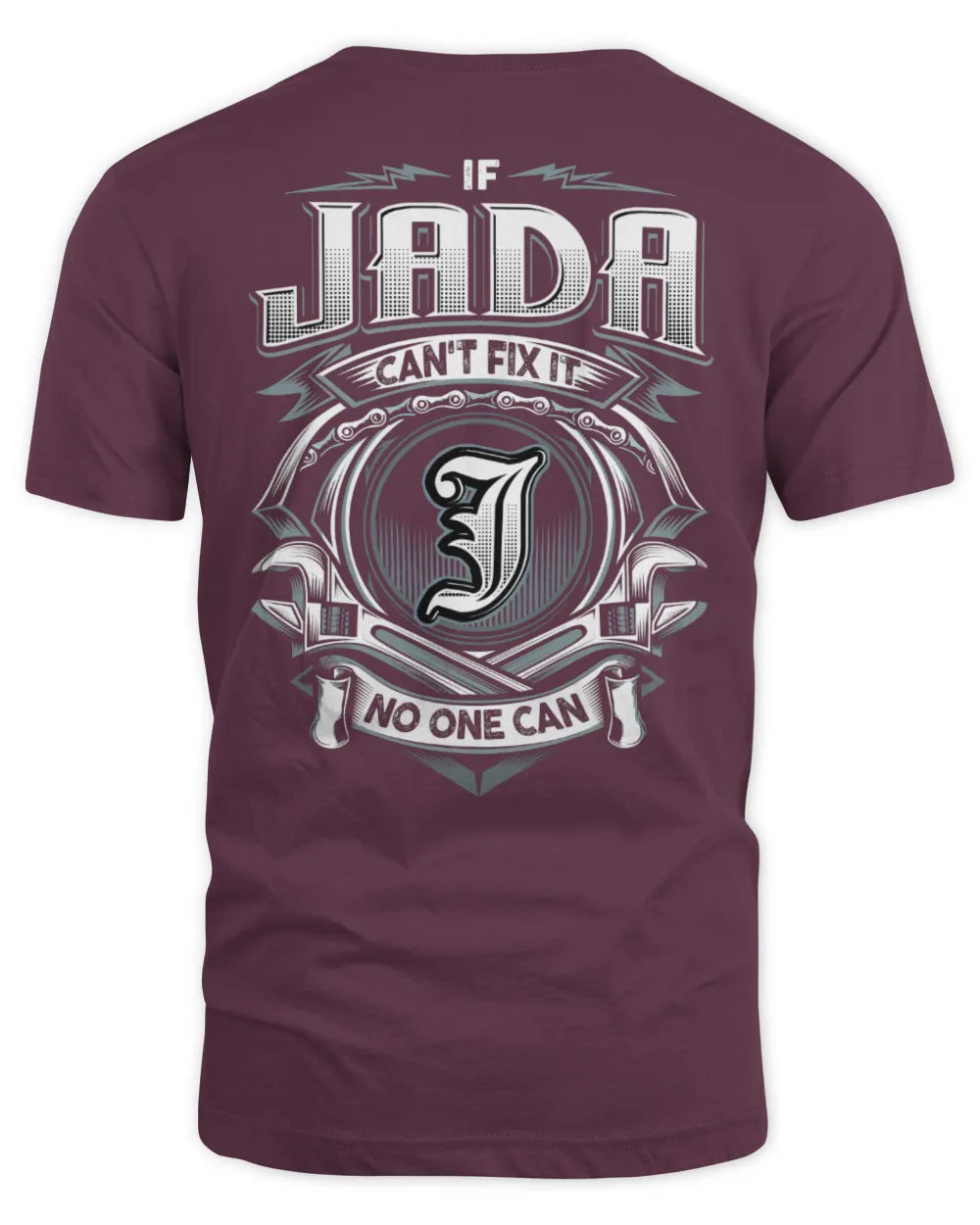 JADA AP81-K4-626 - Personalized Ahmed Quote Apparel “If Ahmed Can't Fix It, No One Can” - Unisex Standard T-Shirt - Maroon