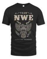 NWE TP06-K82 – Personalized Classic Style Apparel “Team NAME Lifetime Member” - Unisex Standard T-Shirt - Black