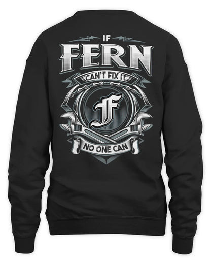 FERN AP81-K4-626 - Personalized Ahmed Quote Apparel “If Ahmed Can't Fix It, No One Can” - Unisex Sweatshirt - Black