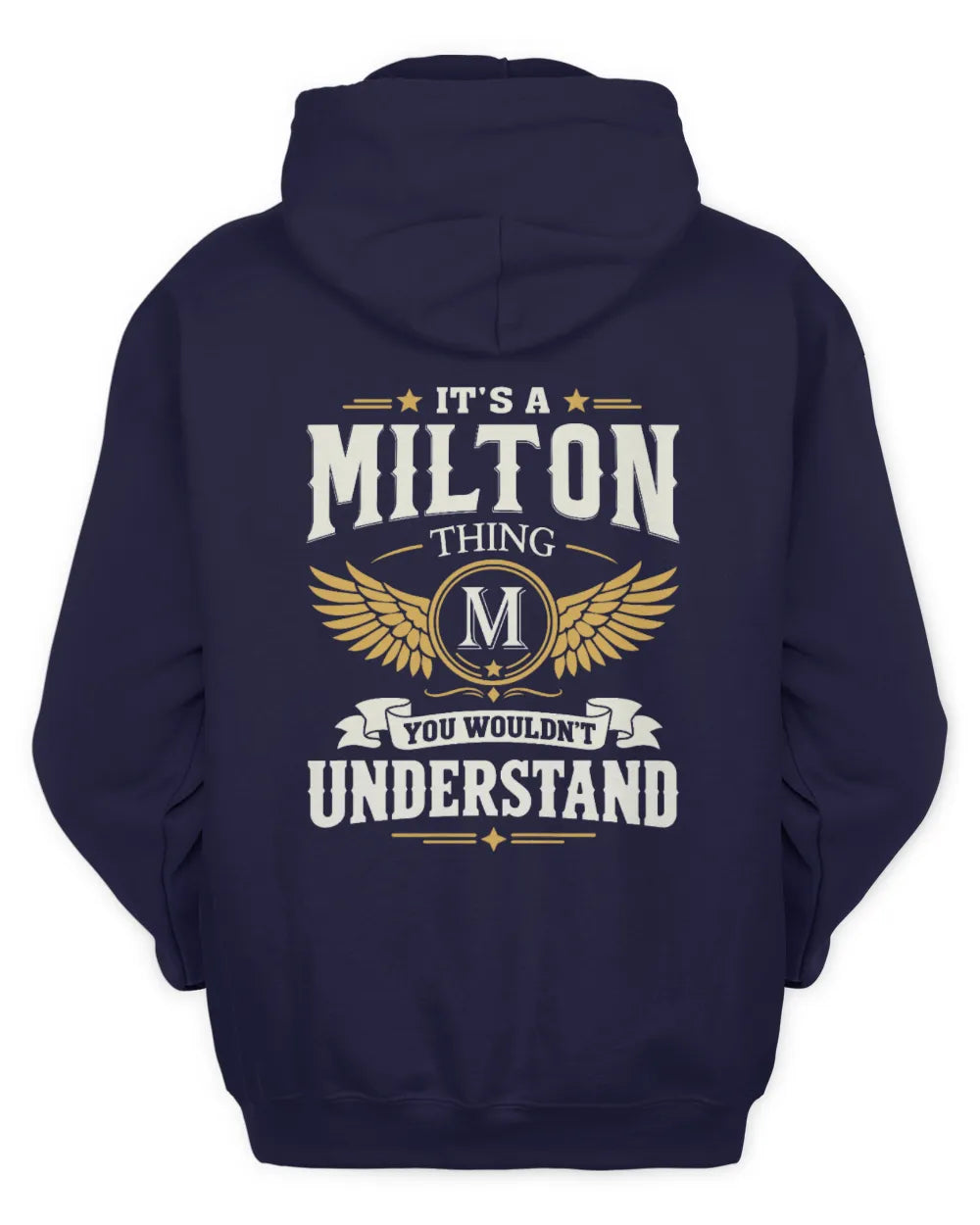 MILTON KT06-M008 It’s a [NAME] Thing – You Wouldn’t Understand | Personalized Vintage T-Shirt - Unisex Hoodie - Navy