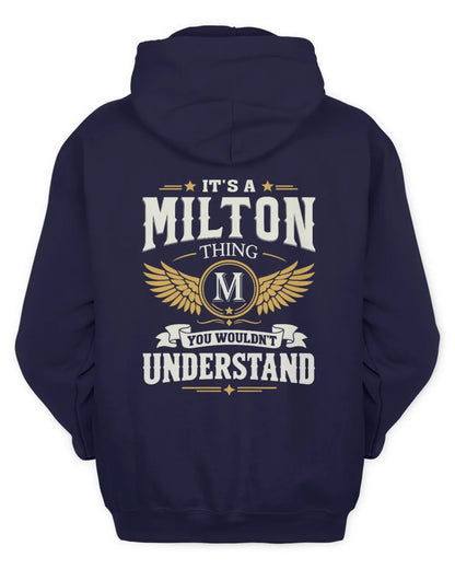 MILTON KT06-M008 It’s a [NAME] Thing – You Wouldn’t Understand | Personalized Vintage T-Shirt - Unisex Hoodie - Navy