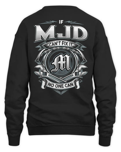 MJD AP81-K4-626 - Personalized Ahmed Quote Apparel “If Ahmed Can't Fix It, No One Can” - Unisex Sweatshirt - Black
