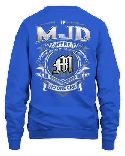 MJD AP81-K4-626 - Personalized Ahmed Quote Apparel “If Ahmed Can't Fix It, No One Can” - Unisex Sweatshirt - Royal