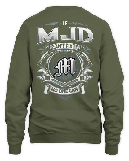 MJD AP81-K4-626 - Personalized Ahmed Quote Apparel “If Ahmed Can't Fix It, No One Can” - Unisex Sweatshirt - Military Green
