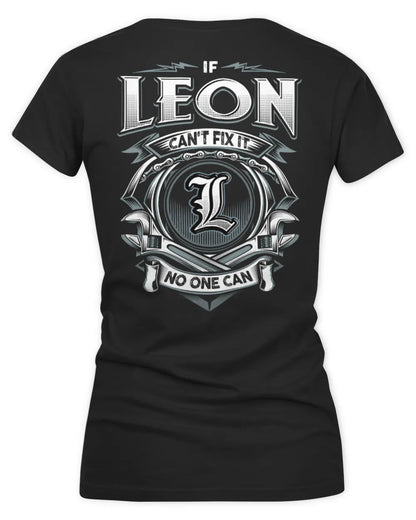 LEON AP81-K4-626 - Personalized Ahmed Quote Apparel “If Ahmed Can't Fix It, No One Can” - Women's V-Neck T-Shirt - Black