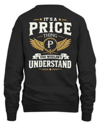 PRICE KT06-M008 It’s a [NAME] Thing – You Wouldn’t Understand | Personalized Vintage T-Shirt - Unisex Sweatshirt - Black