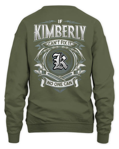 KIMBERLY AP81-K4-626 - Personalized Ahmed Quote Apparel “If Ahmed Can't Fix It, No One Can” - Unisex Sweatshirt - Military Green