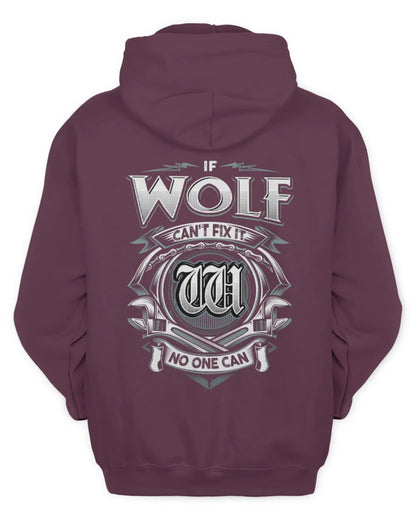 WOLF AP81-K4-626 - Personalized Ahmed Quote Apparel “If Ahmed Can't Fix It, No One Can” - Unisex Hoodie - Maroon