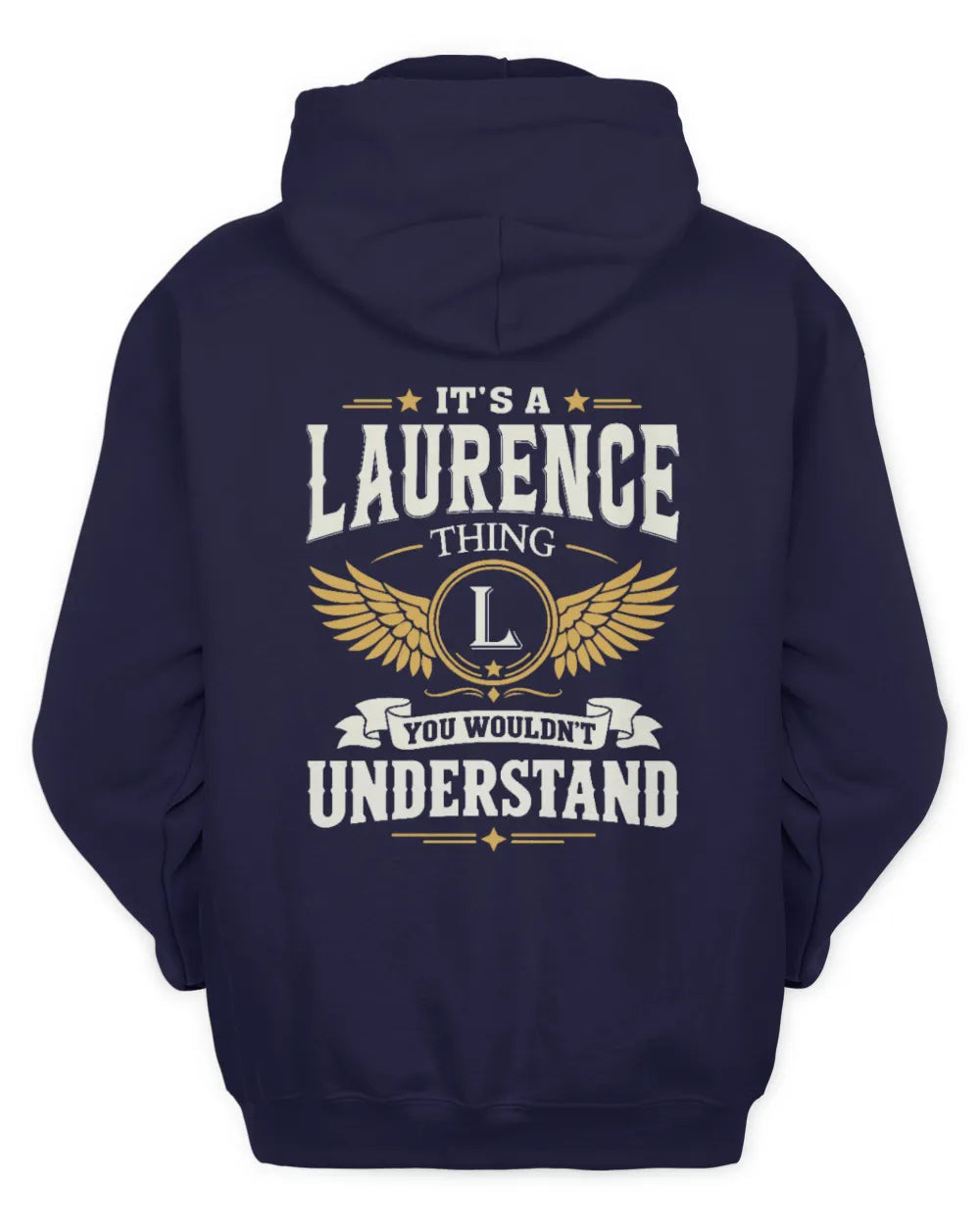 LAURENCE KT06-M008 It’s a [NAME] Thing – You Wouldn’t Understand | Personalized Vintage T-Shirt - Unisex Hoodie - Navy