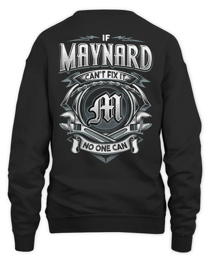 MAYNARD AP81-K4-626 - Personalized Ahmed Quote Apparel “If Ahmed Can't Fix It, No One Can” - Unisex Sweatshirt - Black