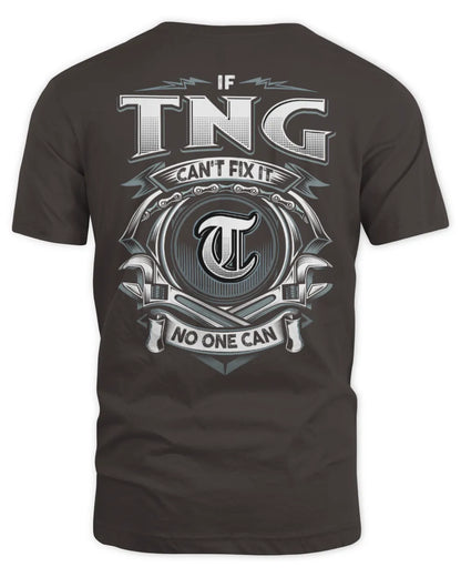 TNG AP81-K4-626 - Personalized Ahmed Quote Apparel “If Ahmed Can't Fix It, No One Can” - Unisex Standard T-Shirt - Dark Chocolate