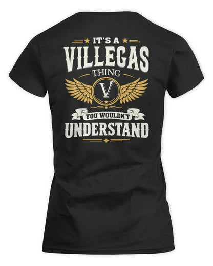 VILLEGAS KT06-M008 It’s a [NAME] Thing – You Wouldn’t Understand | Personalized Vintage T-Shirt - Women's Standard T-Shirt - Black