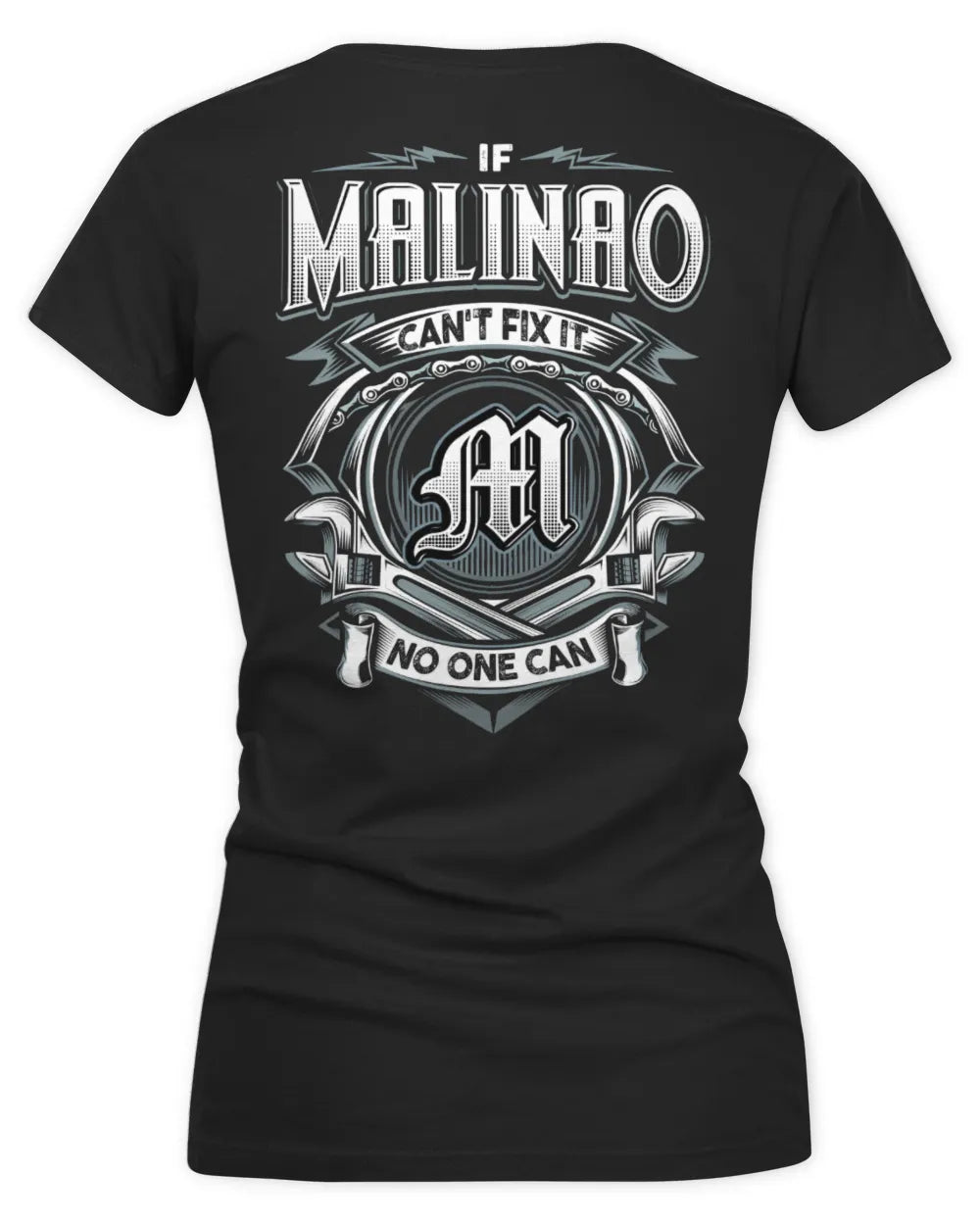 MALINAO AP81-K4-626 - Personalized Ahmed Quote Apparel “If Ahmed Can't Fix It, No One Can” - Women's V-Neck T-Shirt - Black