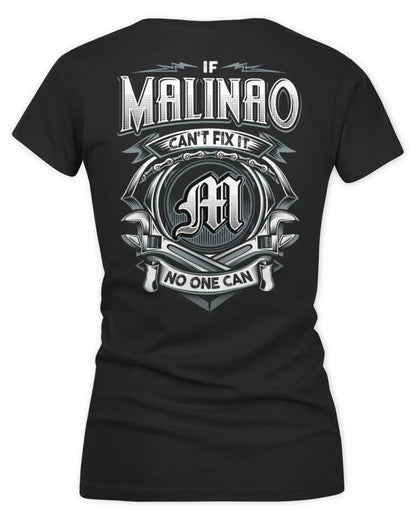 MALINAO AP81-K4-626 - Personalized Ahmed Quote Apparel “If Ahmed Can't Fix It, No One Can” - Women's V-Neck T-Shirt - Black