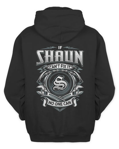 SHAUN AP81-K4-626 - Personalized Ahmed Quote Apparel “If Ahmed Can't Fix It, No One Can” - Unisex Hoodie - Black
