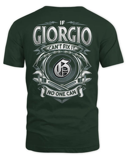 GIORGIO AP81-K4-626 - Personalized Ahmed Quote Apparel “If Ahmed Can't Fix It, No One Can” - Unisex Standard T-Shirt - Forest Green