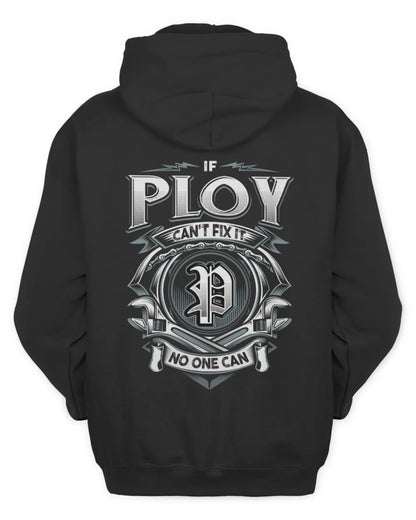 PLOY AP81-K4-626 - Personalized Ahmed Quote Apparel “If Ahmed Can't Fix It, No One Can” - Unisex Hoodie - Black