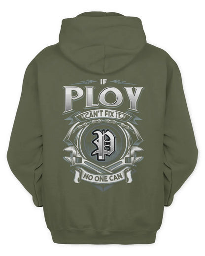 PLOY AP81-K4-626 - Personalized Ahmed Quote Apparel “If Ahmed Can't Fix It, No One Can” - Unisex Hoodie - Military Green