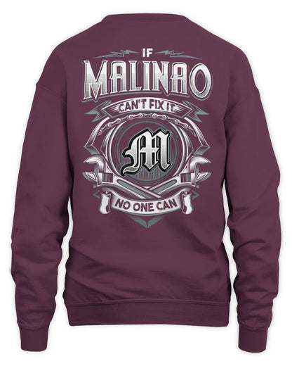 MALINAO AP81-K4-626 - Personalized Ahmed Quote Apparel “If Ahmed Can't Fix It, No One Can” - Unisex Sweatshirt - Maroon