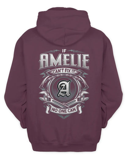 AMELIE AP81-K4-626 - Personalized Ahmed Quote Apparel “If Ahmed Can't Fix It, No One Can” - Unisex Hoodie - Maroon