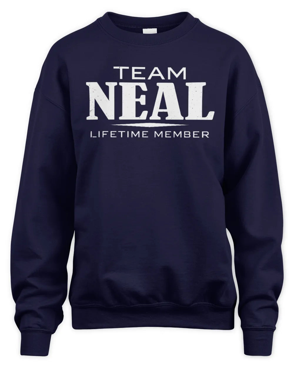NEAL BL62-K4-128 - Personalized “Team NAME Lifetime Member” - Unisex Sweatshirt - Navy