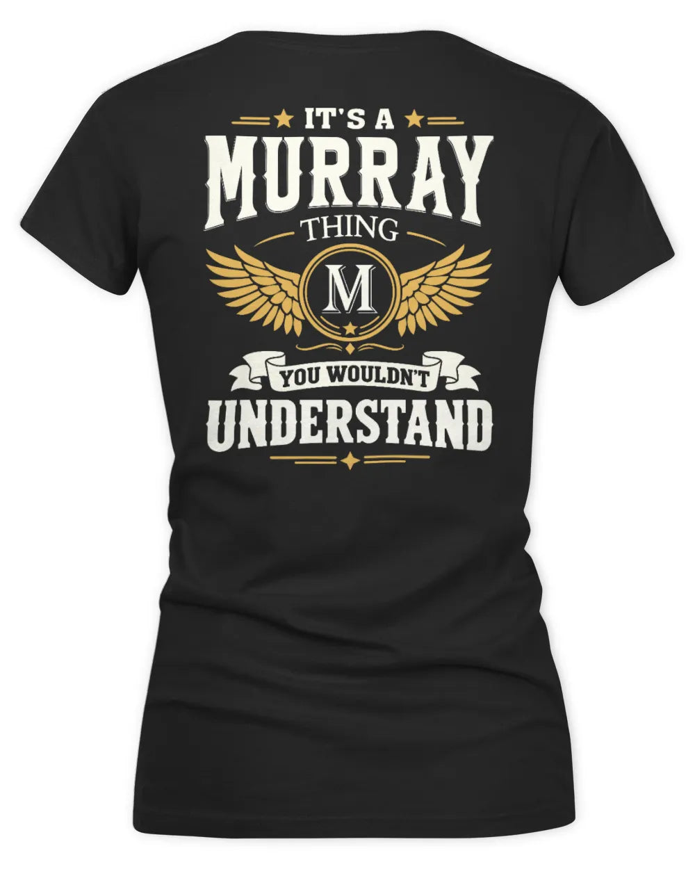 MURRAY KT06-M008 It’s a [NAME] Thing – You Wouldn’t Understand | Personalized Vintage T-Shirt - Women's V-Neck T-Shirt - Black