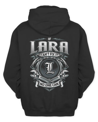 LARA AP81-K4-626 - Personalized Ahmed Quote Apparel “If Ahmed Can't Fix It, No One Can” - Unisex Hoodie - Black