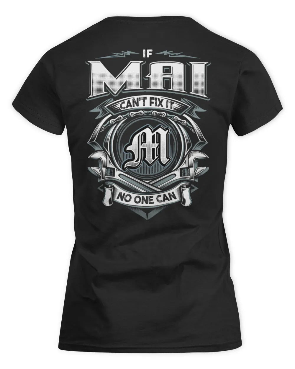 MAI AP81-K4-626 - Personalized Ahmed Quote Apparel “If Ahmed Can't Fix It, No One Can” - Women's Standard T-Shirt - Black