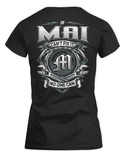 MAI AP81-K4-626 - Personalized Ahmed Quote Apparel “If Ahmed Can't Fix It, No One Can” - Women's Standard T-Shirt - Black