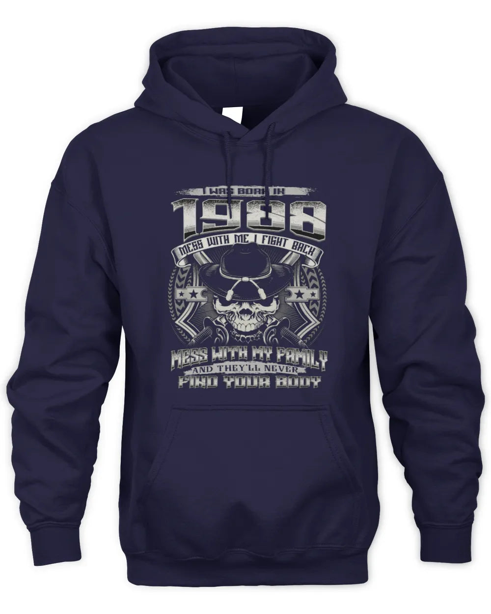 1988 HH89-K2 – Protective Family Quote T-Shirt - Unisex Hoodie - Navy