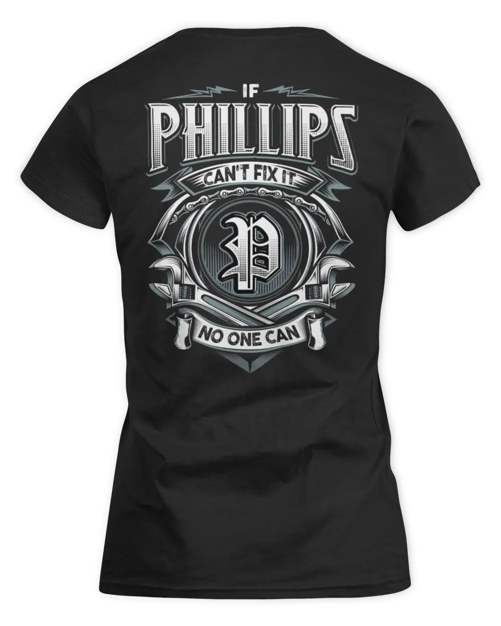 PHILLIPS AP81-K4-626 - Personalized Ahmed Quote Apparel “If Ahmed Can't Fix It, No One Can” - Women's Standard T-Shirt - Black