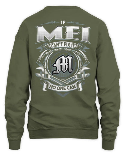 MEI AP81-K4-626 - Personalized Ahmed Quote Apparel “If Ahmed Can't Fix It, No One Can” - Unisex Sweatshirt - Military Green