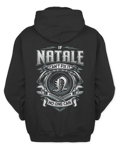 NATALE AP81-K4-626 - Personalized Ahmed Quote Apparel “If Ahmed Can't Fix It, No One Can” - Unisex Hoodie - Black