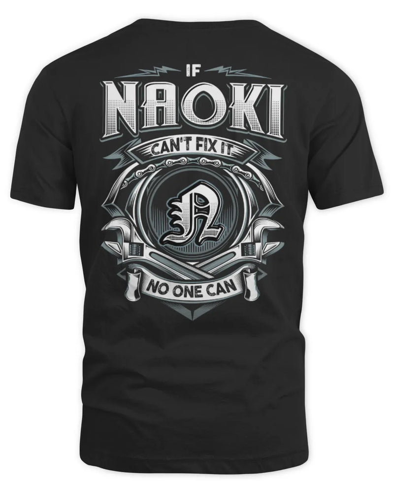 NAOKI AP81-K4-626 - Personalized Ahmed Quote Apparel “If Ahmed Can't Fix It, No One Can” - Unisex Standard T-Shirt - Black