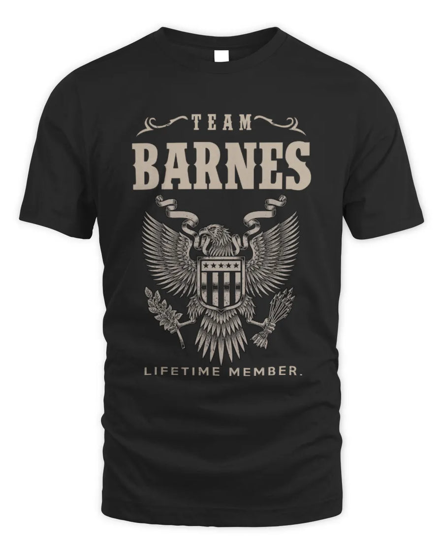 BARNES TP06-K82 – Personalized Classic Style Apparel “Team NAME Lifetime Member”