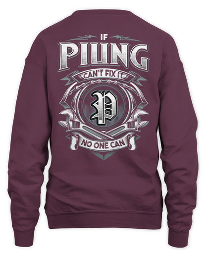 PIUNG AP81-K4-626 - Personalized Ahmed Quote Apparel “If Ahmed Can't Fix It, No One Can” - Unisex Sweatshirt - Maroon