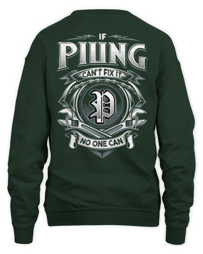 PIUNG AP81-K4-626 - Personalized Ahmed Quote Apparel “If Ahmed Can't Fix It, No One Can” - Unisex Sweatshirt - Forest Green