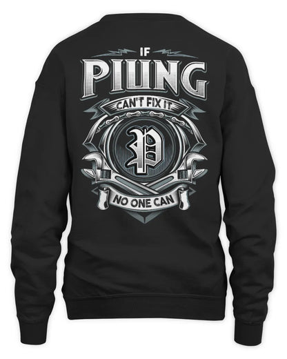 PIUNG AP81-K4-626 - Personalized Ahmed Quote Apparel “If Ahmed Can't Fix It, No One Can” - Unisex Sweatshirt - Black