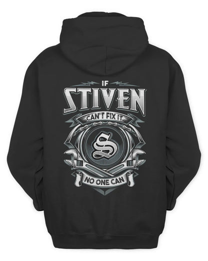 STIVEN AP81-K4-626 - Personalized Ahmed Quote Apparel “If Ahmed Can't Fix It, No One Can” - Unisex Hoodie - Black