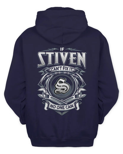 STIVEN AP81-K4-626 - Personalized Ahmed Quote Apparel “If Ahmed Can't Fix It, No One Can” - Unisex Hoodie - Navy