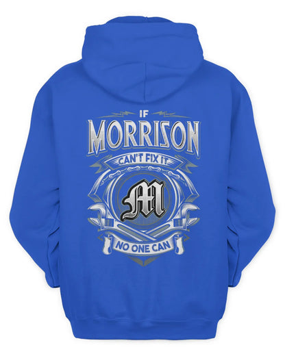 MORRISON AP81-K4-626 - Personalized Ahmed Quote Apparel “If Ahmed Can't Fix It, No One Can” - Unisex Hoodie - Royal