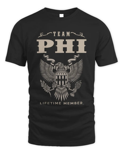 PHI TP06-K82 – Personalized Classic Style Apparel “Team NAME Lifetime Member”