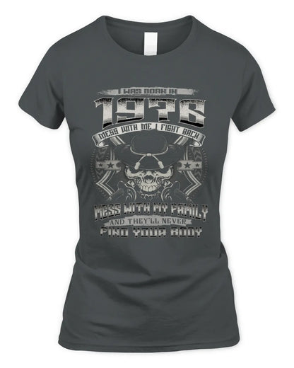 1976 HH89-K2 – Protective Family Quote T-Shirt - Women's Standard T-Shirt - Charcoal