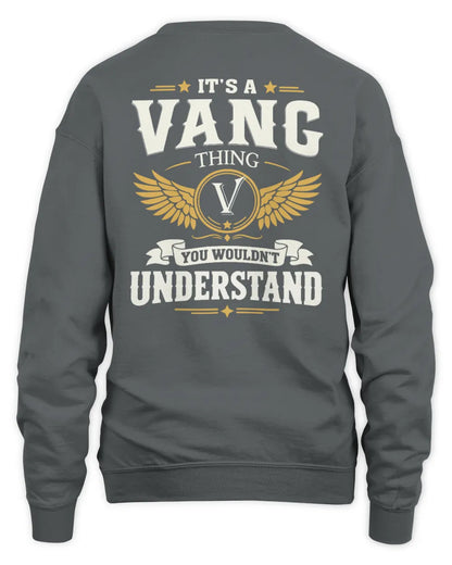 VANG KT06-M008 It’s a [NAME] Thing – You Wouldn’t Understand | Personalized Vintage T-Shirt - Unisex Sweatshirt - Charcoal