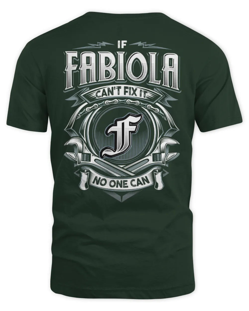 FABIOLA AP81-K4-626 - Personalized Ahmed Quote Apparel “If Ahmed Can't Fix It, No One Can” - Unisex Standard T-Shirt - Forest Green