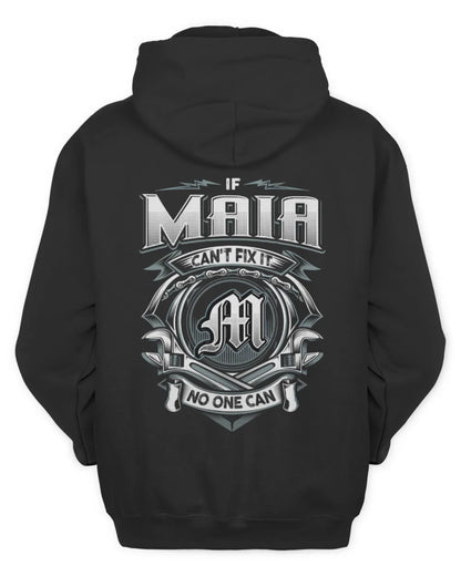MAIA AP81-K4-626 - Personalized Ahmed Quote Apparel “If Ahmed Can't Fix It, No One Can” - Unisex Hoodie - Black