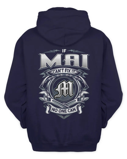 MAI AP81-K4-626 - Personalized Ahmed Quote Apparel “If Ahmed Can't Fix It, No One Can” - Unisex Hoodie - Navy